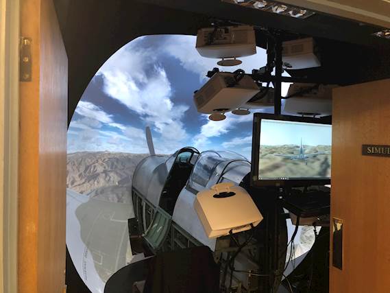 The most true-to-life Spitfire flight simulator at Boultbee Flight Academy