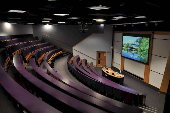 Laser projectors impress at the University of Stirling