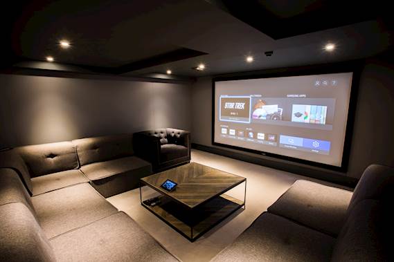 Stunning stylish home cinema completes luxury development